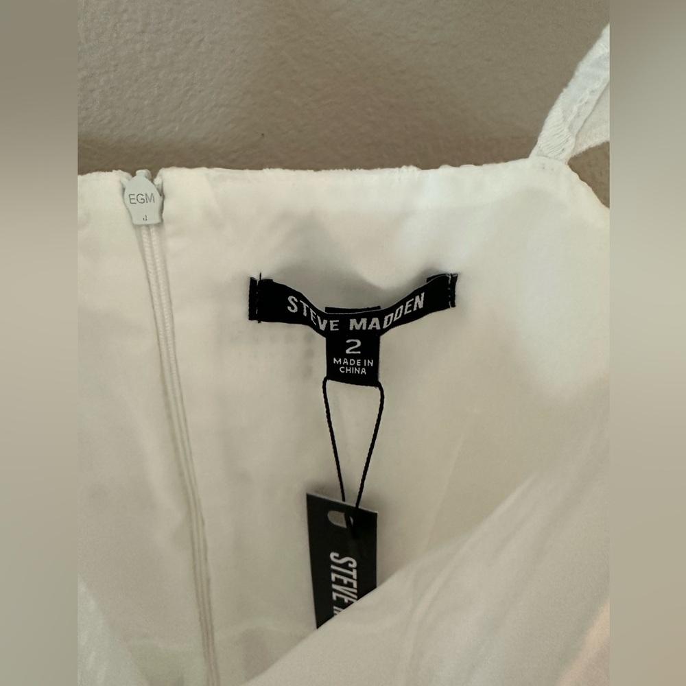 Steve Madden Sierra dress- optic white - Picture 7 of 8